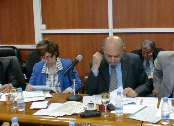 H.E. Mr. Thamir Abbas Ghadhban, Chairman of PMAC (Right)