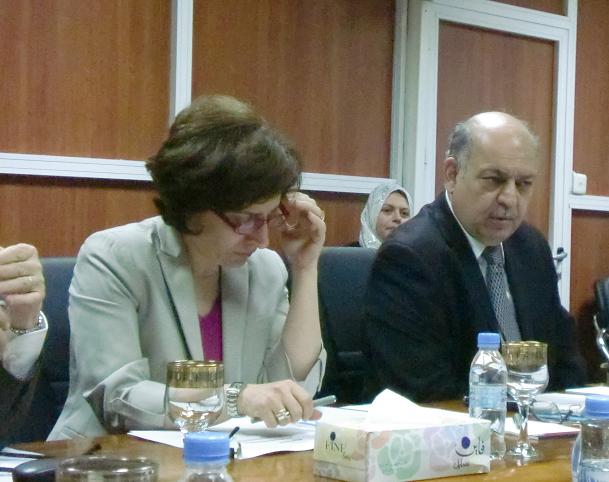 H.E. Mr. Thamir Abbas Ghadhban, Chairman of PMAC (Right)